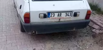 Elazığ'da çalınan otomobil bulundu