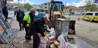 Gölbaşı'nda hafriyat kaldırma çalışmaları devam ediyor