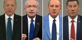 TRT ekranlarında ilk propagandalarını yaptılar! İşte cumhurbaşkanı adaylarının mesajları