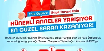 Hünerli anneler en güzel yaprak sarması için yarışacak