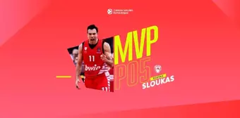 THY Euroleague play-off 5. maçların MVP'si Kostas Sloukas oldu