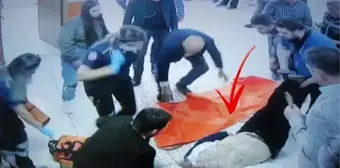 Oy kullandığı okulda kalp krizi geçiren yaşlı adam, ilk yardımla hayata böyle tutundu