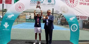 Şırnak'ta düzenlenen 2. Uluslararası Cudi Cup Tenis Turnuvası sona erdi