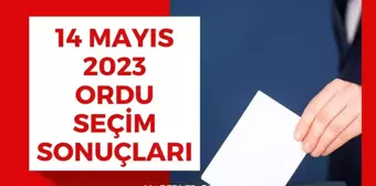 Erdoğan ve Kılıçdaroğlu'nun Ordu oy oranları açıklandı