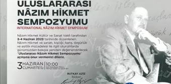 Uluslararası Nazım Hikmet Sempozyumu 3 Haziran'da başlıyor