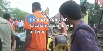 Hindistan'ta tren kazasında can kaybı artıyor