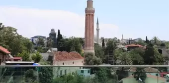 Antalya'da Yivli Minare'nin depreme karşı dayanıklılığı araştırıldı