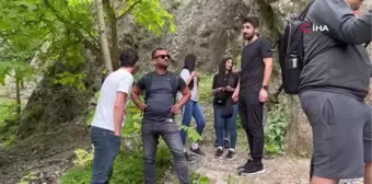 Yüksekovalı dağcılar Kaval Şelalesi'ni gezdi