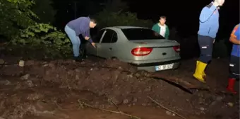 Ordu'da sağanak yağışın yol açtığı taşkın ve heyelanlar sonucu 6 kişi kurtarıldı