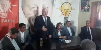 AK Parti Erzurum Milletvekili Abdürrahim Fırat Tekman ilçesinde vatandaşlarla buluştu