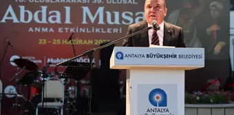 Abdal Musa Anma Etkinlikleri Elmalı'da yapıldı