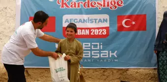 Türkiye'deki STK'lar Afganistan'da ihtiyaç sahibi ailelere kurban eti dağıttı