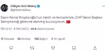 CHP Genel Başkanı Kemal Kılıçdaroğlu'nun danışmanı Gökşen Anıl Ulukuş oldu