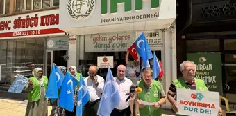 İHH Kahramanmaraş Şubesi Urumçi olaylarının 14. yıl dönümünde basın açıklaması yaptı