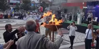 Devrek'te festival meşalesi ateşlendi