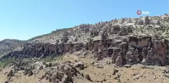 Diyarbakır'ın 'Peribacaları' görenleri kendine hayran bırakıyor