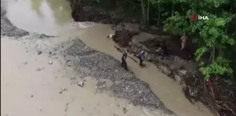 Sele kapılan zihinsel engelli kadın ölü bulundu