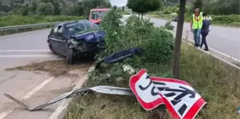 Otomobil Takla Atarak Karşı Şeride Geçti: 1 Yaralı