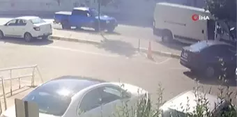 Komşuların silahlı, bıçaklı otopark kavgası kamerada