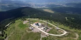 Ankara Kızılcahamam'daki Işık Dağı Yangın Gözetleme Kulesi 7/24 Hazır Bekliyor