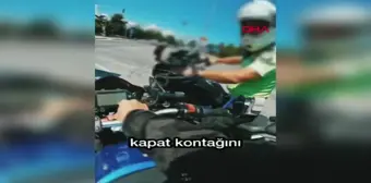 Samsun'da durdurduğu motosiklet sürüsüne nasihat eden Polis Memuruna Başarı Belgesi