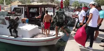 Bodrum'da Deniz Dibi Temizliğinde 362 Kilogram Atık Çıkarıldı