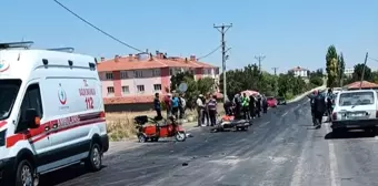 Eskişehir'de Motosiklet Kazası: 2 Kişi Yaralandı