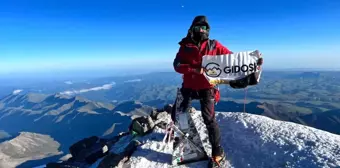 Giresun Doğa Sporları Kulübü ve Ordu Dağcılık Kulübü Üyeleri Elbrus Dağı'na Tırmandı