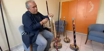 Yozgat'ta Sanat Atölyesinde Baston ve Asa Üretimi Yapılıyor