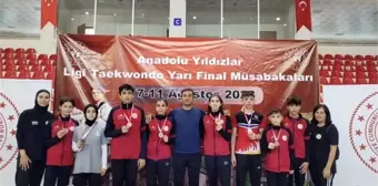 Düzce Taekwondo Kız Takımı Anadolu Yıldızlar Ligi'nde Finallere Katılma Hakkı Kazandı