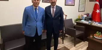 Karabük Üniversitesi Rektörü Prof. Dr. Fatih Kırışık, Mehmet Ali Şahin'i ziyaret etti