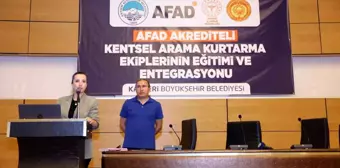 Kayseri Büyükşehir Belediyesi AFAD Akrediteli Kentsel Arama Kurtarma Ekipleri Kuruyor