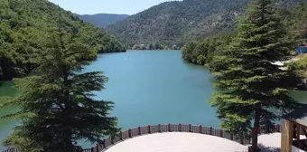 Amasya'nın Taşova ilçesinde bulunan Boraboy Gölü Tabiat Parkı, serin havasıyla vatandaşların uğrak yeri oldu