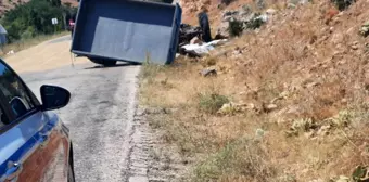 Isparta'da traktör devrildi, 3 kişi yaralandı