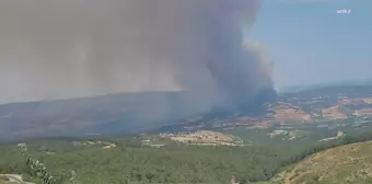 Çanakkale'de Orman Yangını Nedeniyle 3 Köy ve 3 Mahalle Boşaltıldı