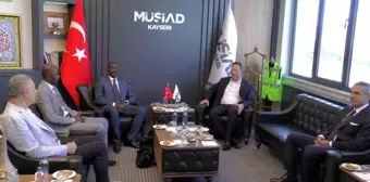 Afrika-Türkiye İş Geliştirme Merkezi MÜSİAD Kayseri Şubesini Ziyaret Etti