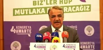 Hdp 4'üncü Olağanüstü Kongresi… Sancar: 'Güçlerimizi Yeşil Sol Parti'ye Yığacağız. Bu Kongreyi Bir Dönüm Noktası Olarak Kabul Ediyoruz'