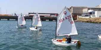 Azerbaycan Yelken Milli Takımı Tekirdağ'da çalışmalarını sürdürüyor