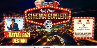 Nevşehir'de Açık Hava Sinema Günleri Başlıyor