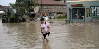 Yunanistan'da orman yangınlarının ardından sel felaketi yaşanıyor