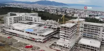 Ordu Şehir Hastanesi inşaatı yüzde 74'e ulaştı