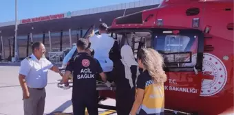 Bingöl'de Sağlık Sorunu Yaşayan Yaşlı Adam Ambulans Helikopterle Hastaneye Götürüldü