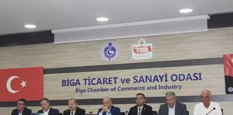 AK Parti Çanakkale Milletvekili Ayhan Gider, Biga Ticaret ve Sanayi Odası'nı ziyaret etti