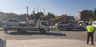 Çorum'da polis ekipleri hatalı araç parklarına karşı denetim yaptı