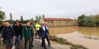 Niğde Valisi sel ve taşkın bölgelerinde inceleme yaptı