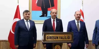 KKTC Cumhurbaşkanı Ersin Tatar Giresun Kalesini Ziyaret Etti