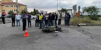 Kasksız Motosiklet Sürücüsü Hayatını Kaybetti