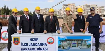 Nizip İlçe Jandarma Komutanlığı Hizmet Binası'nın Temeli Atıldı