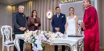 Düzce'de Polis Memurları Nikah Töreniyle Evlendi