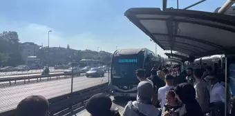 Beylikdüzü-Zincirlikuyu Metrobüs Seferlerinde Aksama